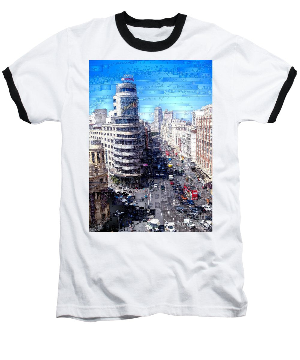 T-Shirt Baseball - Madrid - La Gran Via