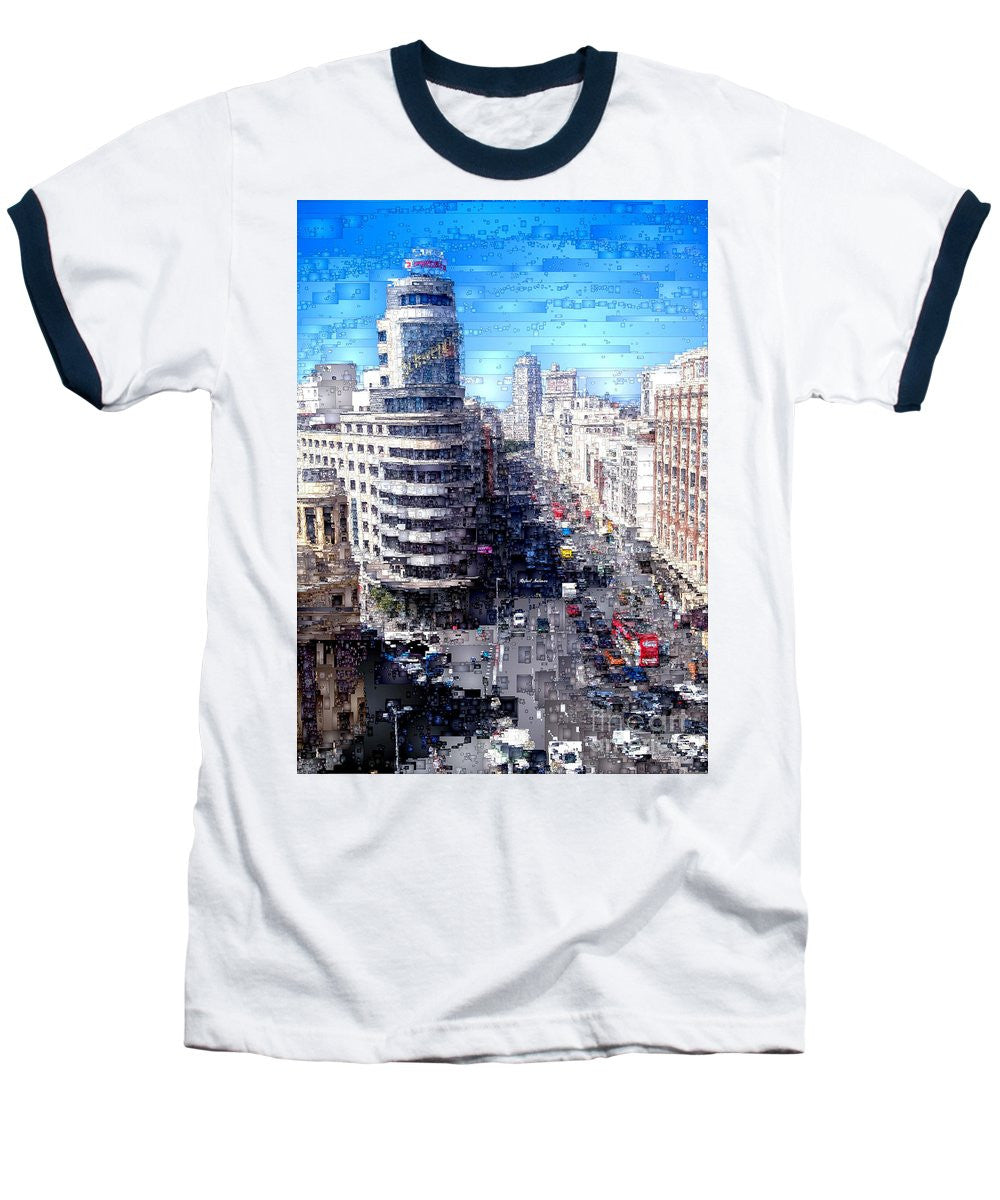 T-Shirt Baseball - Madrid - La Gran Via