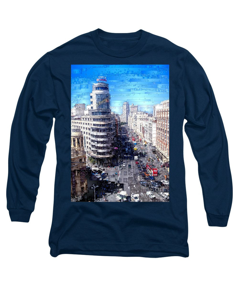 Long Sleeve T-Shirt - Madrid - La Gran Via