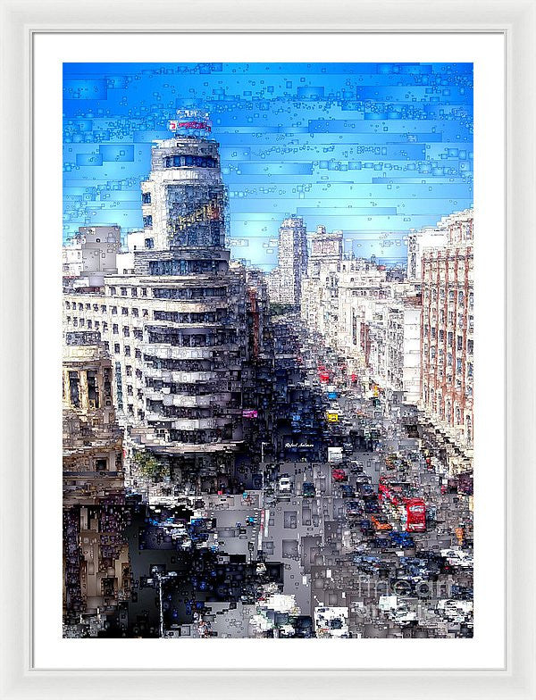 Framed Print - Madrid - La Gran Via