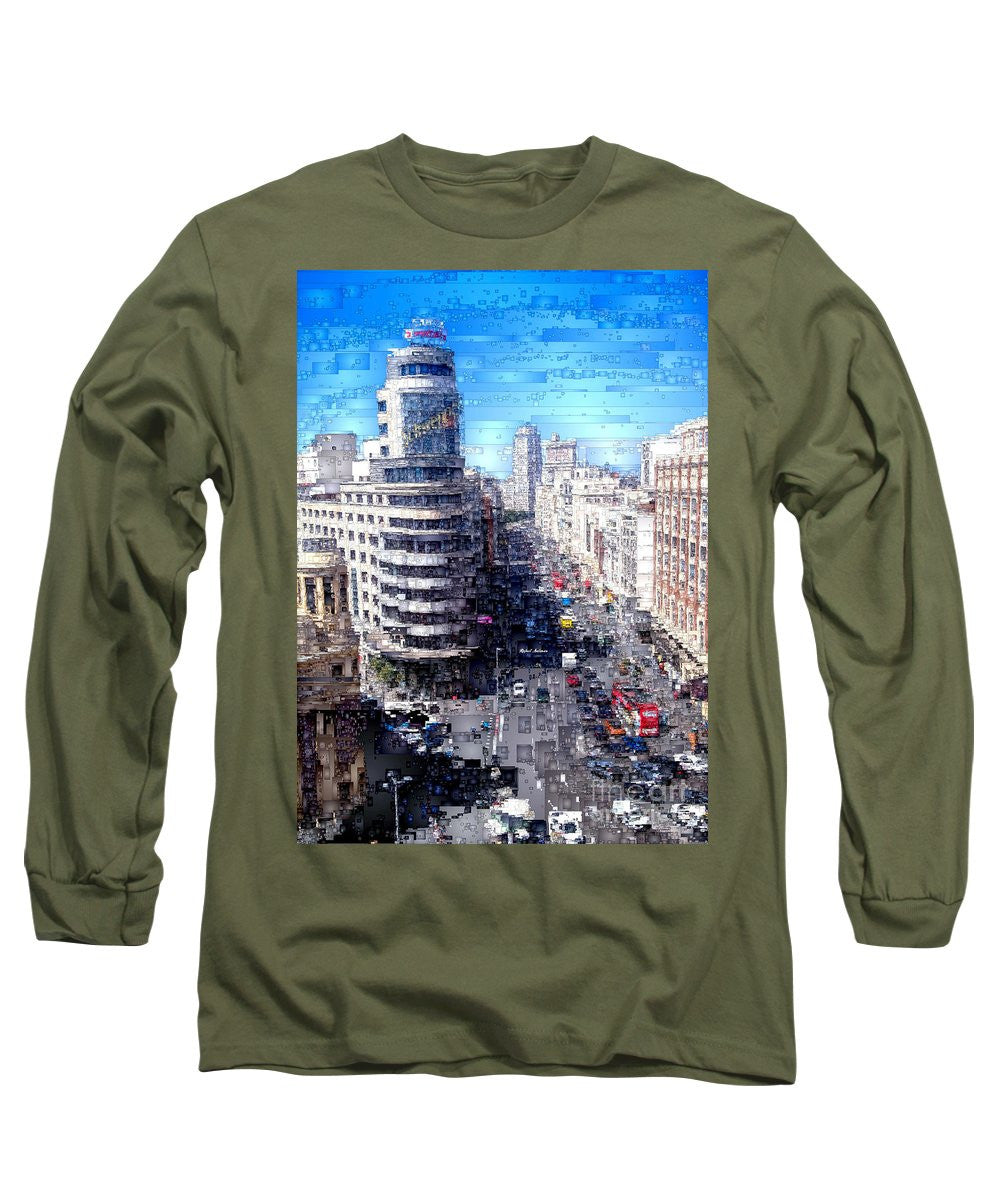 Long Sleeve T-Shirt - Madrid - La Gran Via