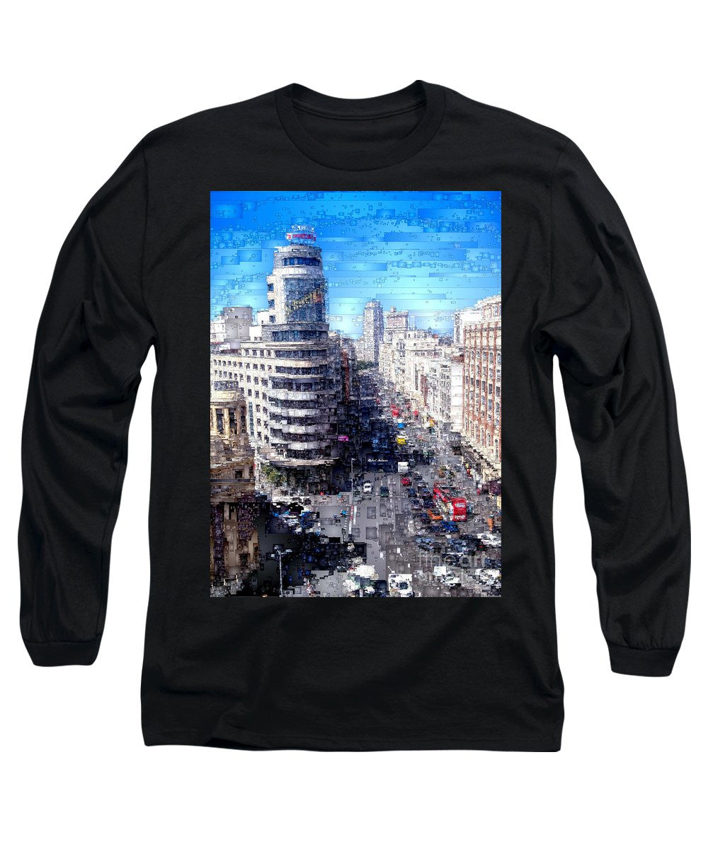 Long Sleeve T-Shirt - Madrid - La Gran Via