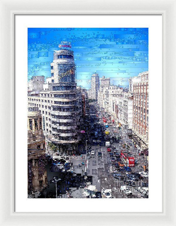 Framed Print - Madrid - La Gran Via