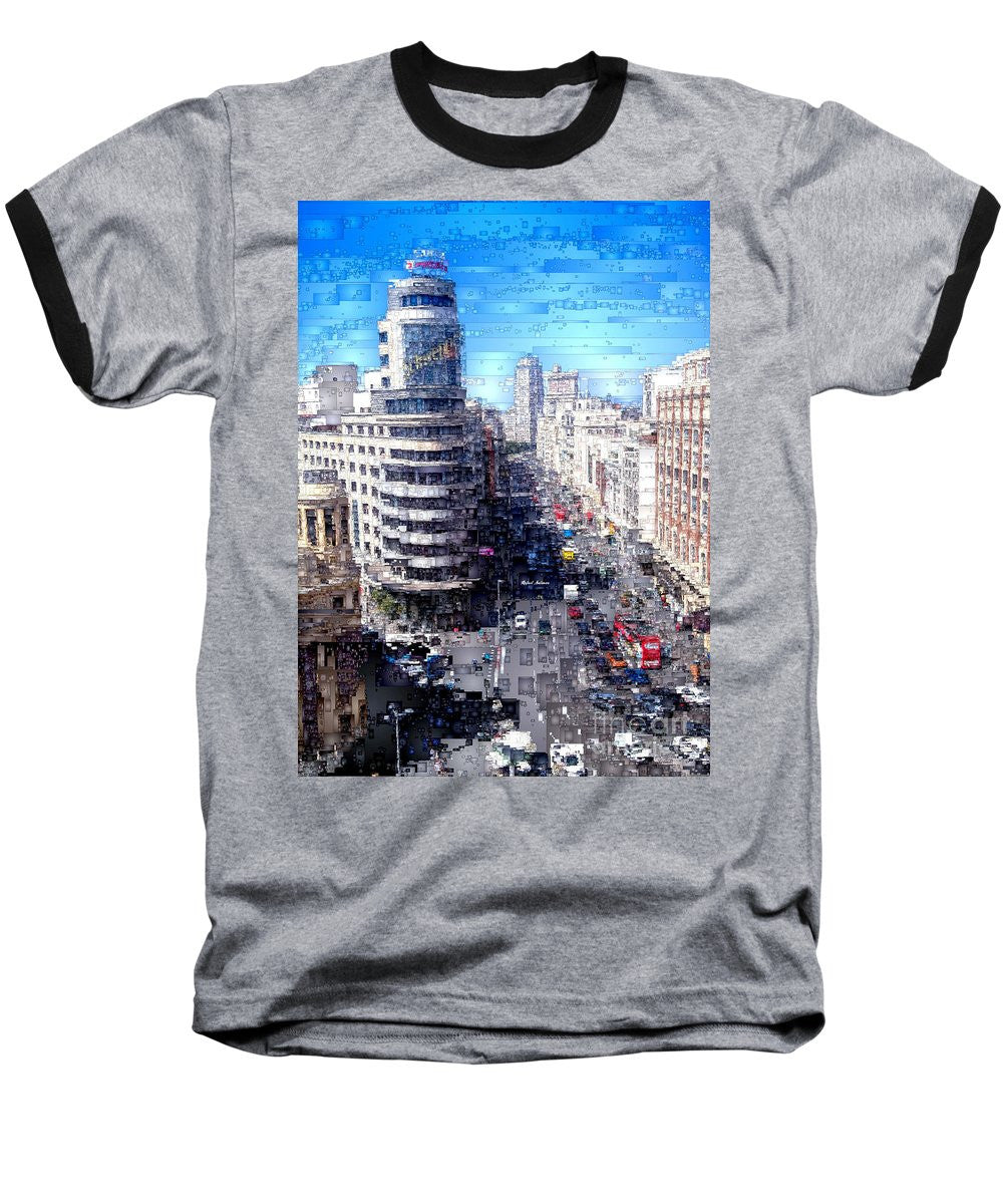 T-Shirt Baseball - Madrid - La Gran Via