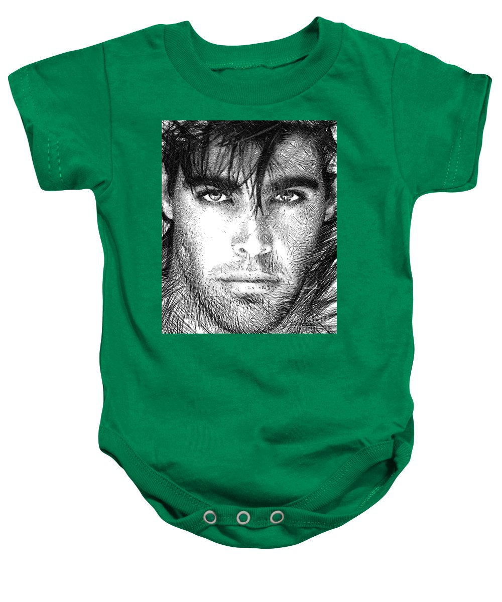 Male Portrait 1359 - Baby Onesie