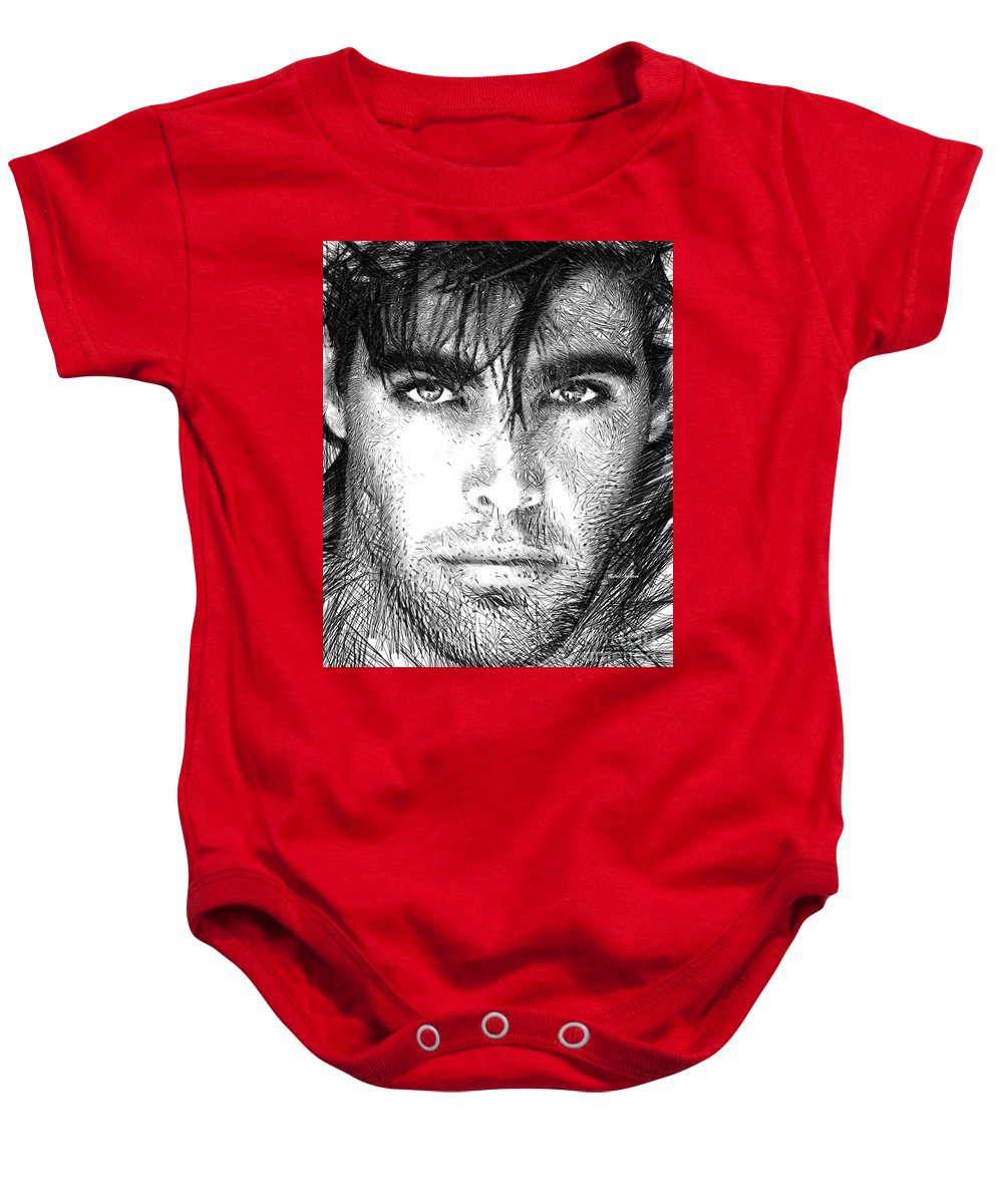 Male Portrait 1359 - Baby Onesie