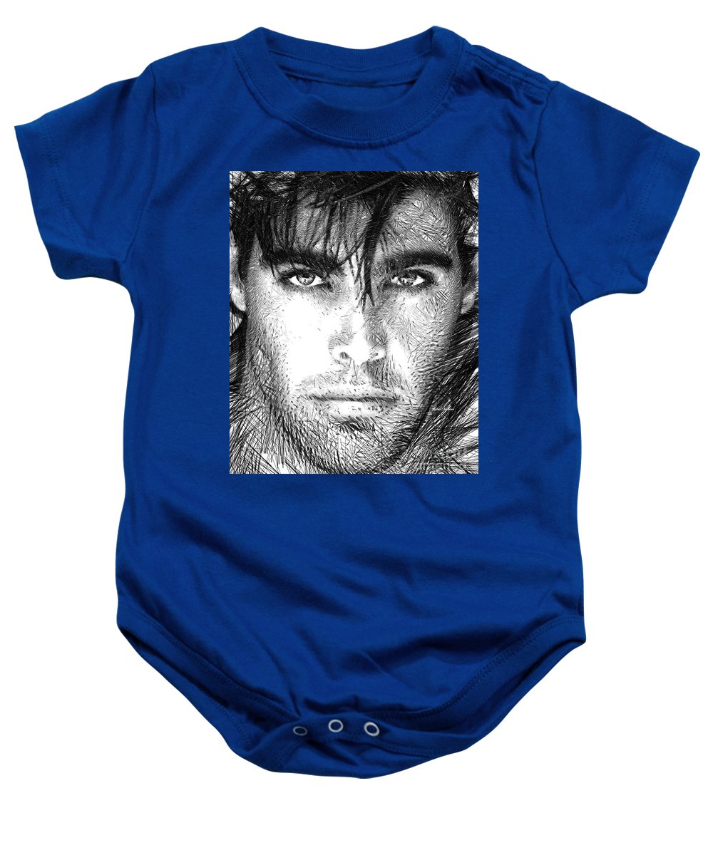 Male Portrait 1359 - Baby Onesie