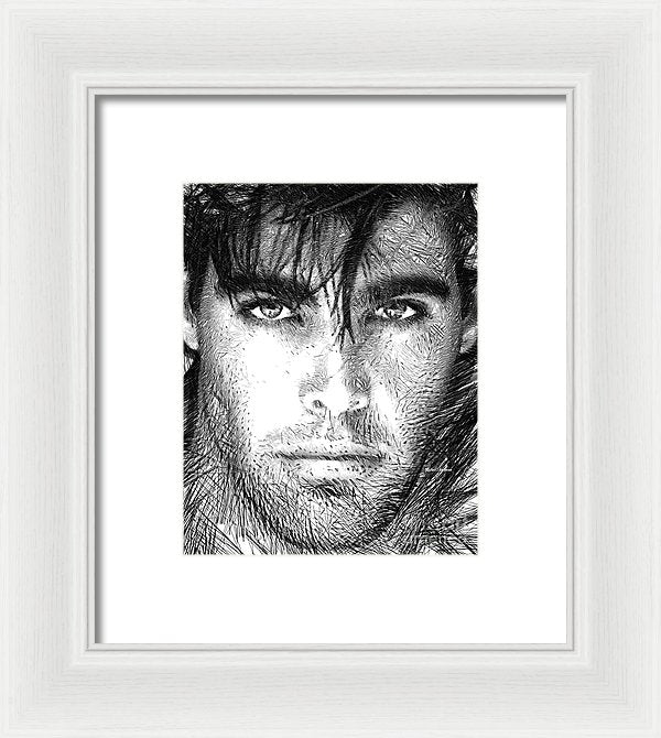 Male Portrait 1359 - Framed Print