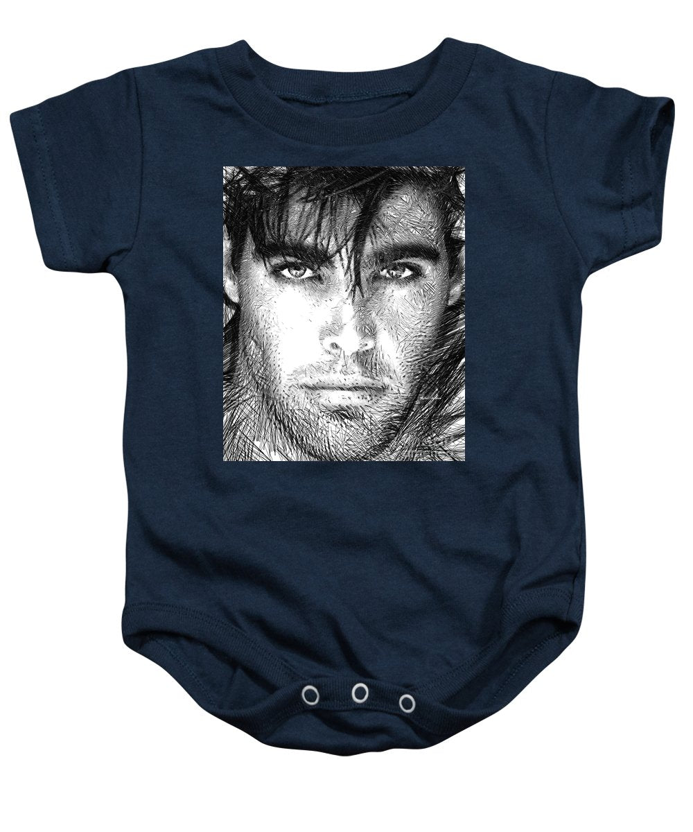 Male Portrait 1359 - Baby Onesie