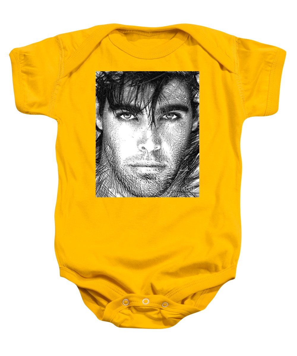 Male Portrait 1359 - Baby Onesie