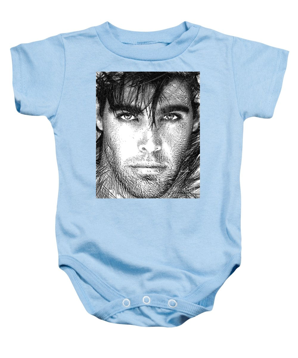 Male Portrait 1359 - Baby Onesie