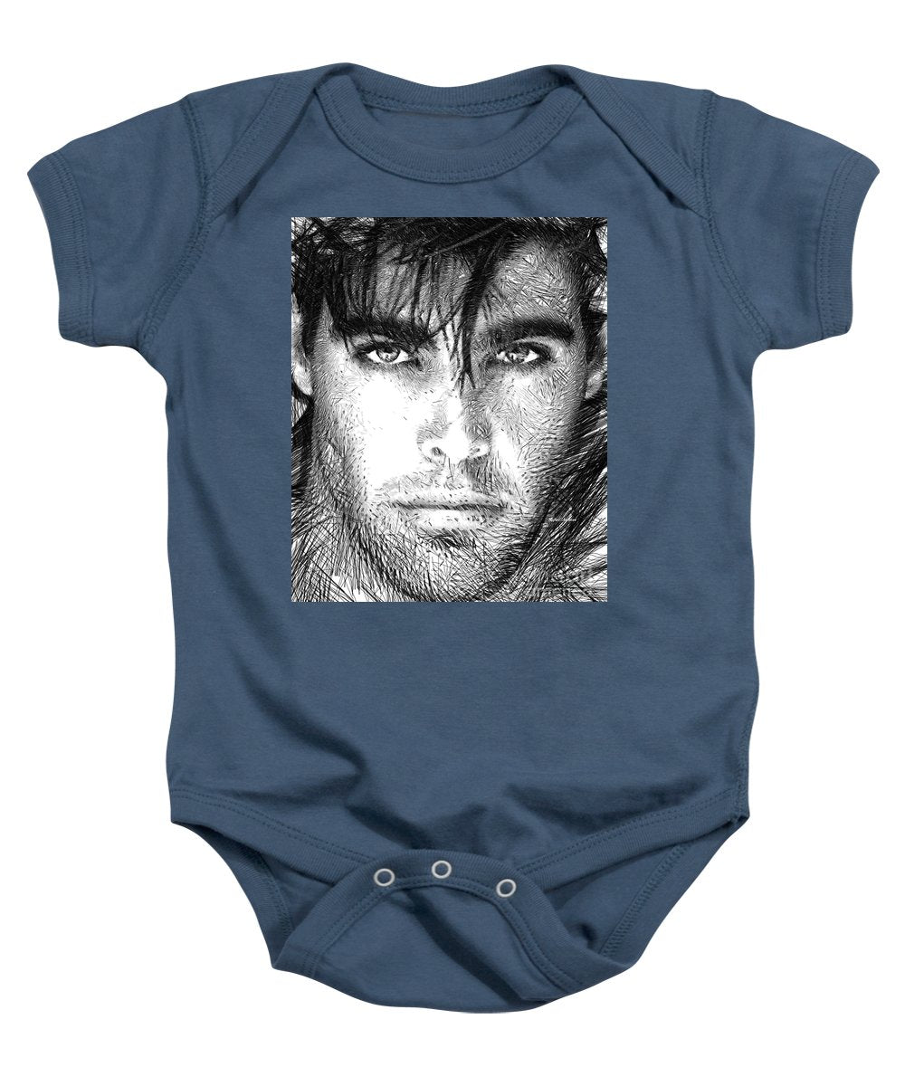 Male Portrait 1359 - Baby Onesie