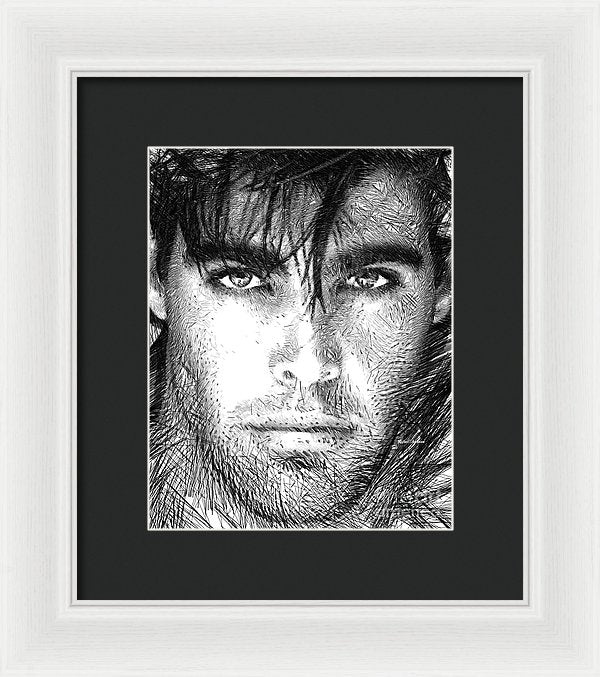 Male Portrait 1359 - Framed Print