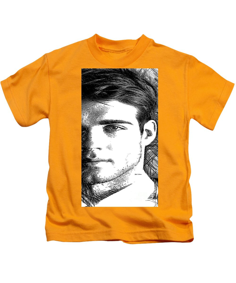 T-shirt pour enfant - Portrait d'homme