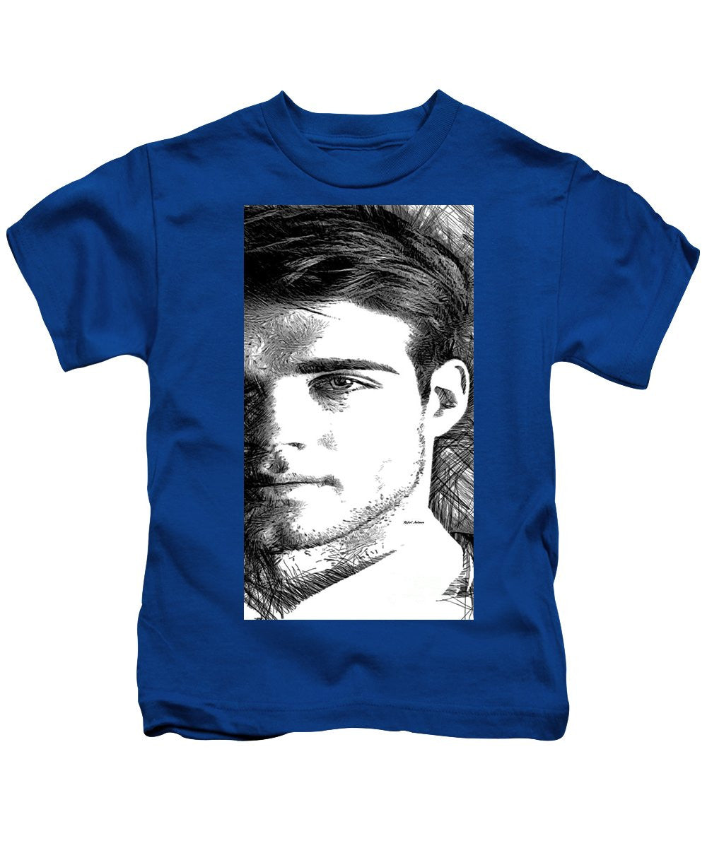 T-shirt pour enfant - Portrait d'homme