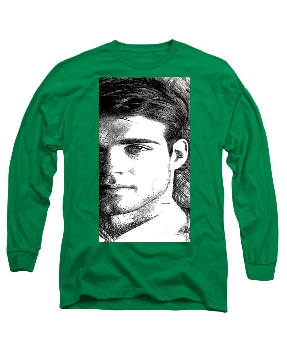 Long Sleeve T-Shirt - Male Portrait