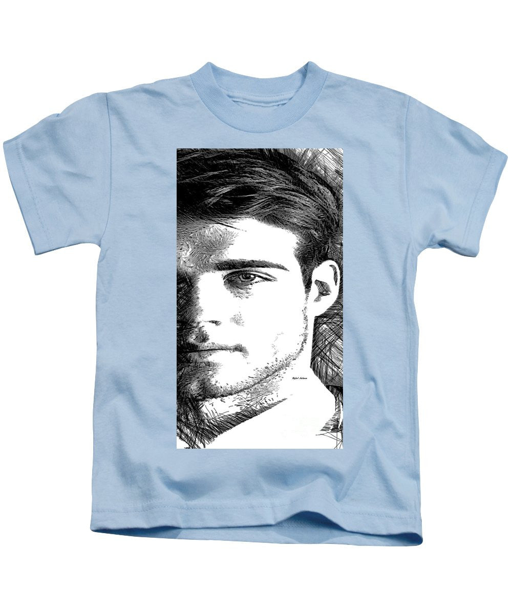 T-shirt pour enfant - Portrait d'homme