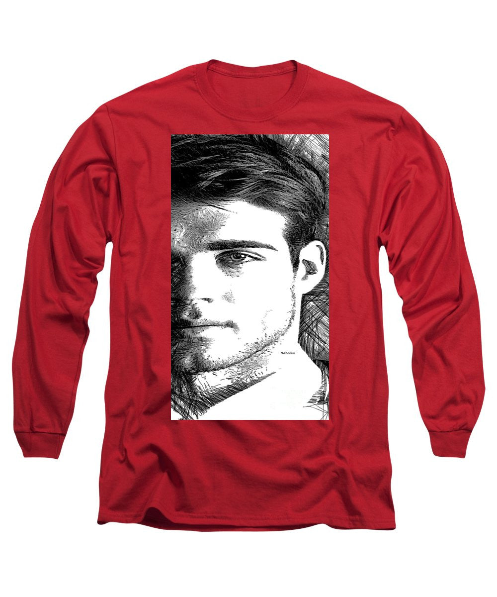 Long Sleeve T-Shirt - Male Portrait