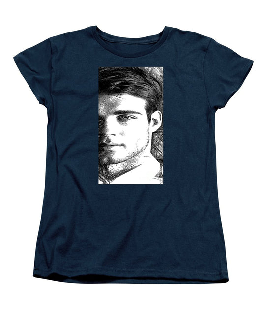 Women's T-Shirt (Standard Cut) - Male Portrait