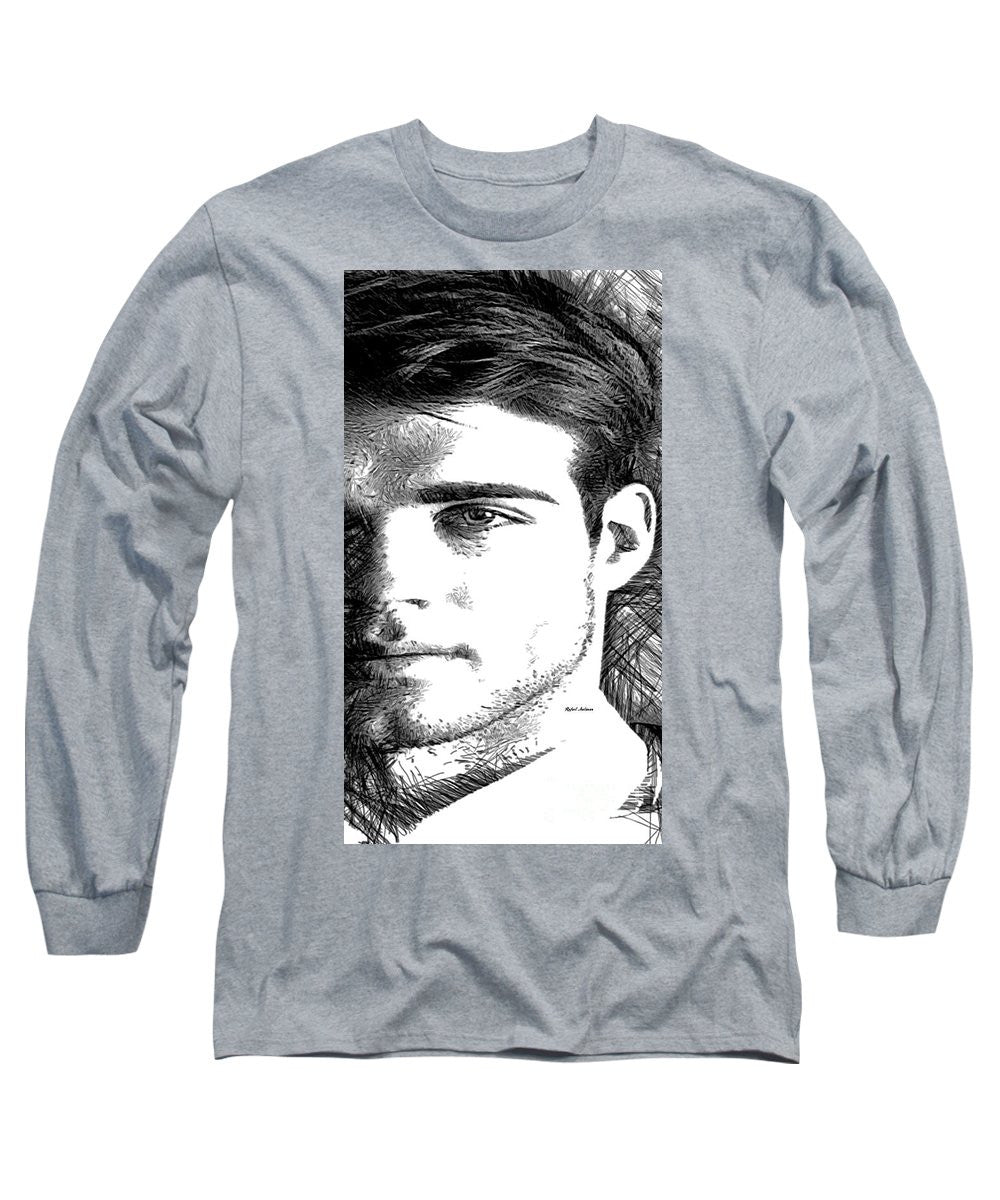 Long Sleeve T-Shirt - Male Portrait