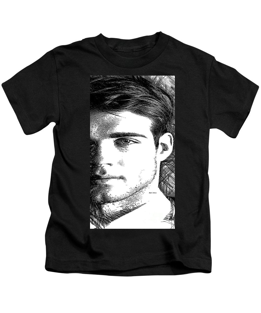 T-shirt pour enfant - Portrait d'homme