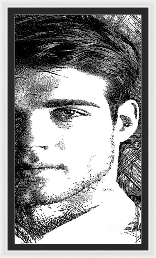 Framed Print - Male Portrait