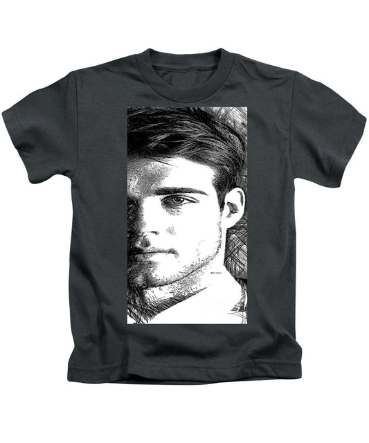 T-shirt pour enfant - Portrait d'homme