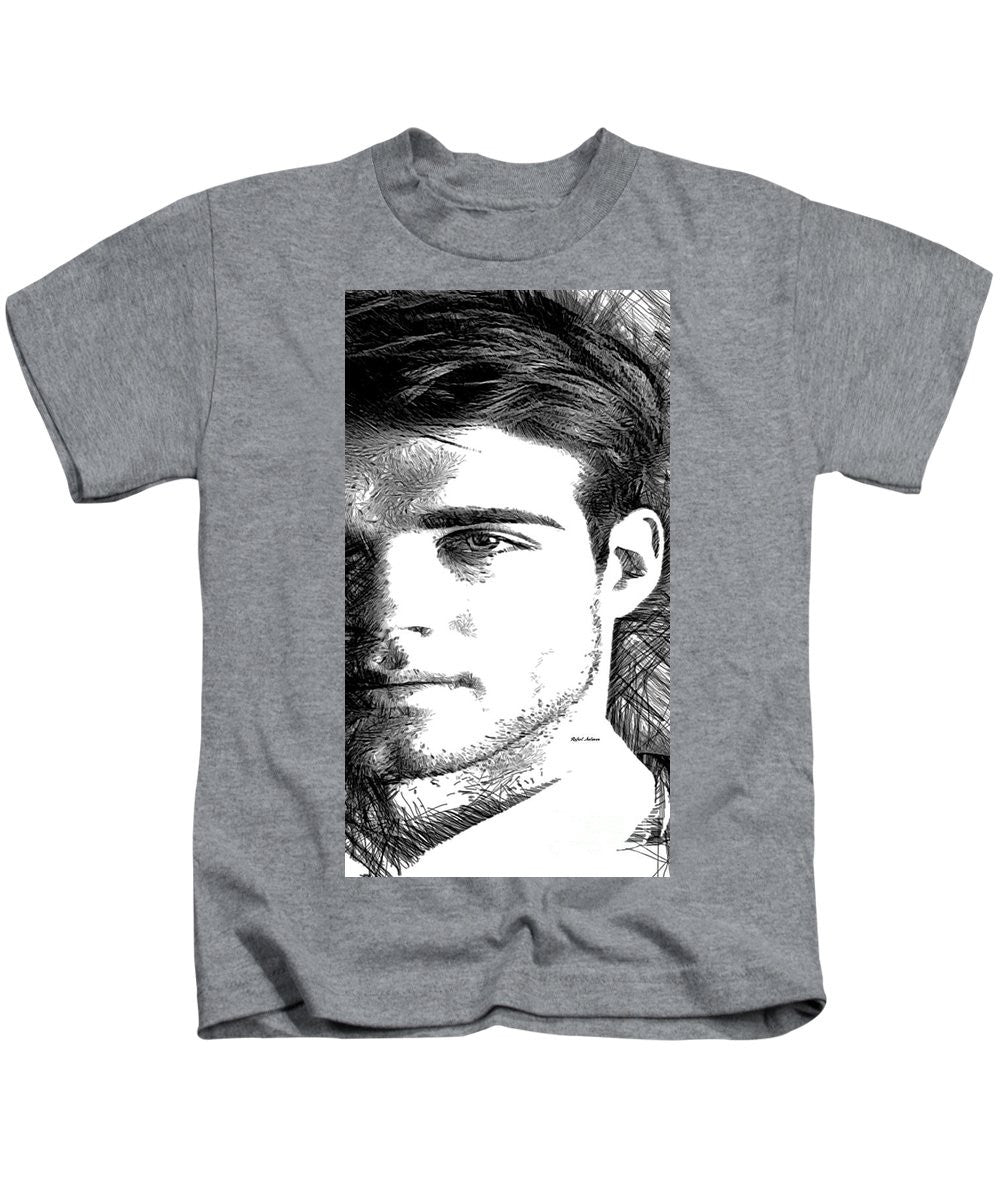 T-shirt pour enfant - Portrait d'homme