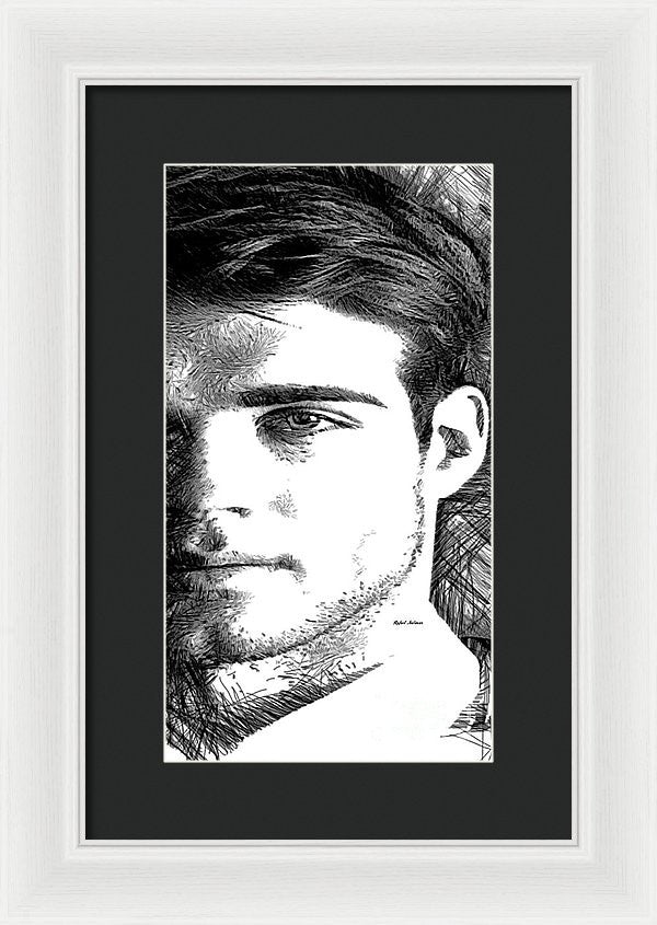 Framed Print - Male Portrait