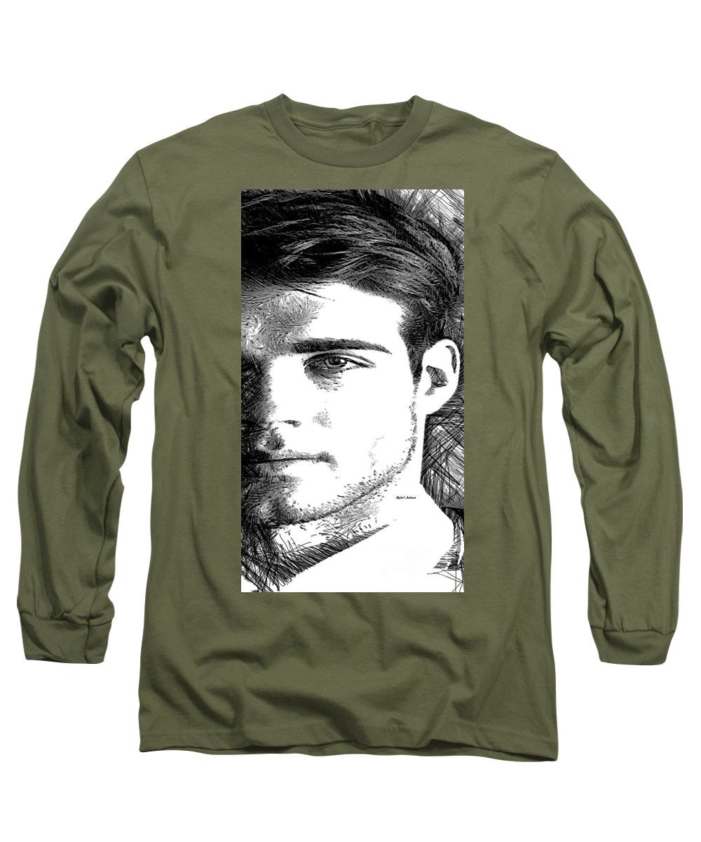 Long Sleeve T-Shirt - Male Portrait