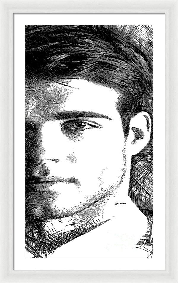 Framed Print - Male Portrait