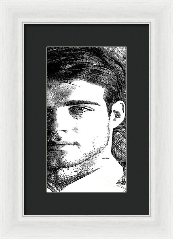 Framed Print - Male Portrait