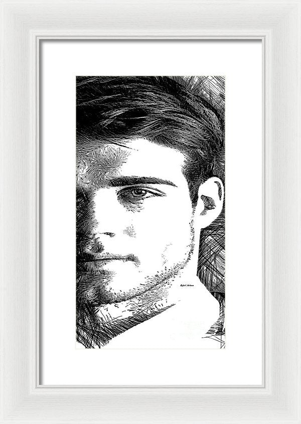 Framed Print - Male Portrait