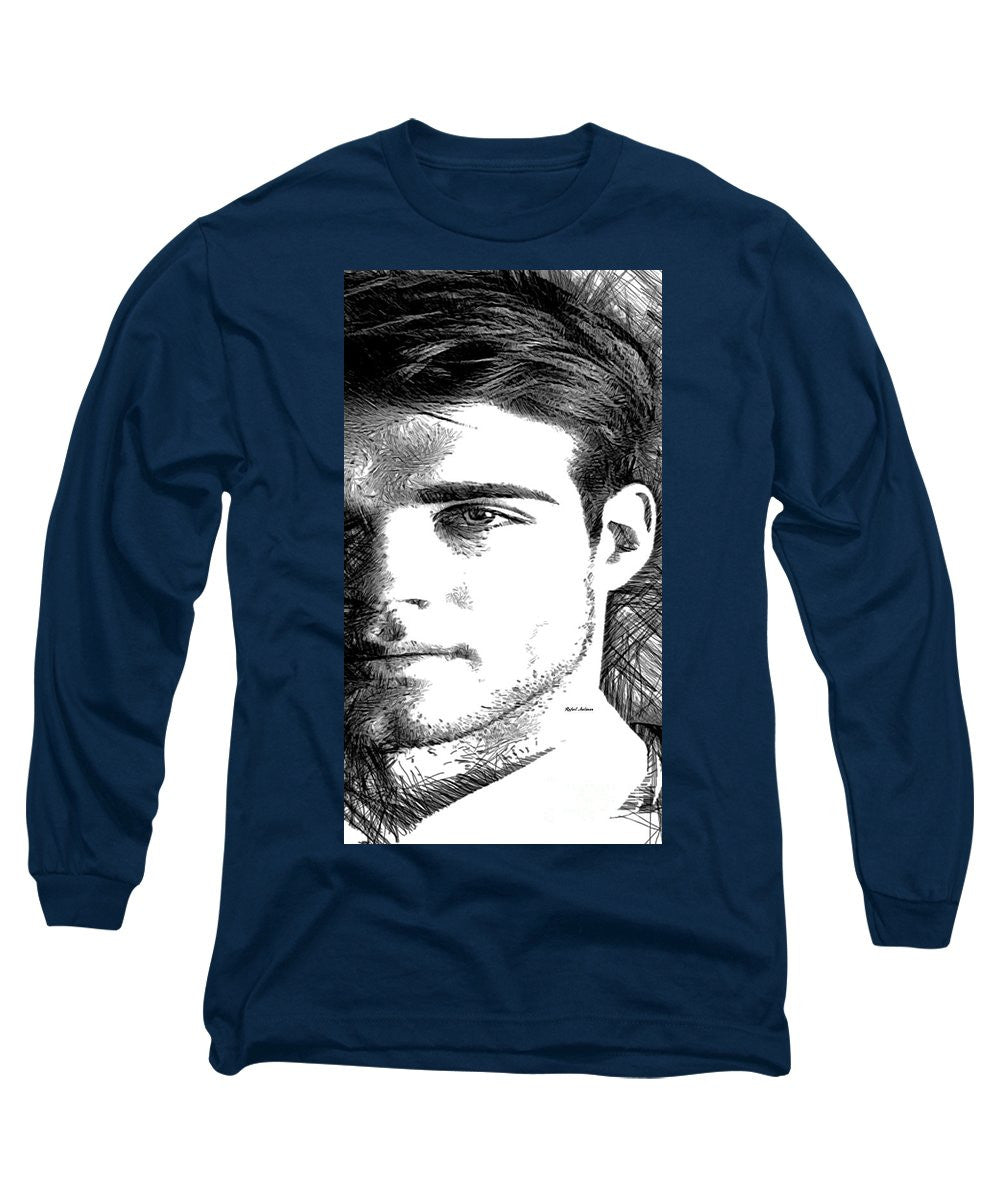 Long Sleeve T-Shirt - Male Portrait