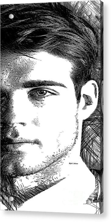 Acrylic Print - Male Portrait