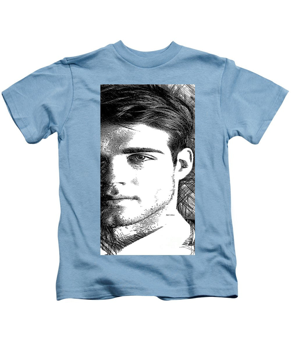 T-shirt pour enfant - Portrait d'homme