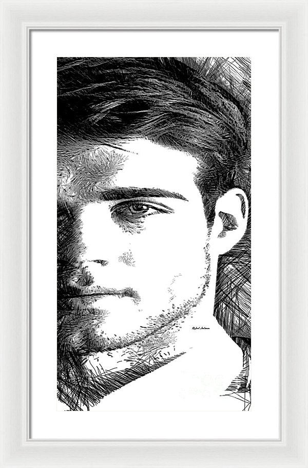 Framed Print - Male Portrait