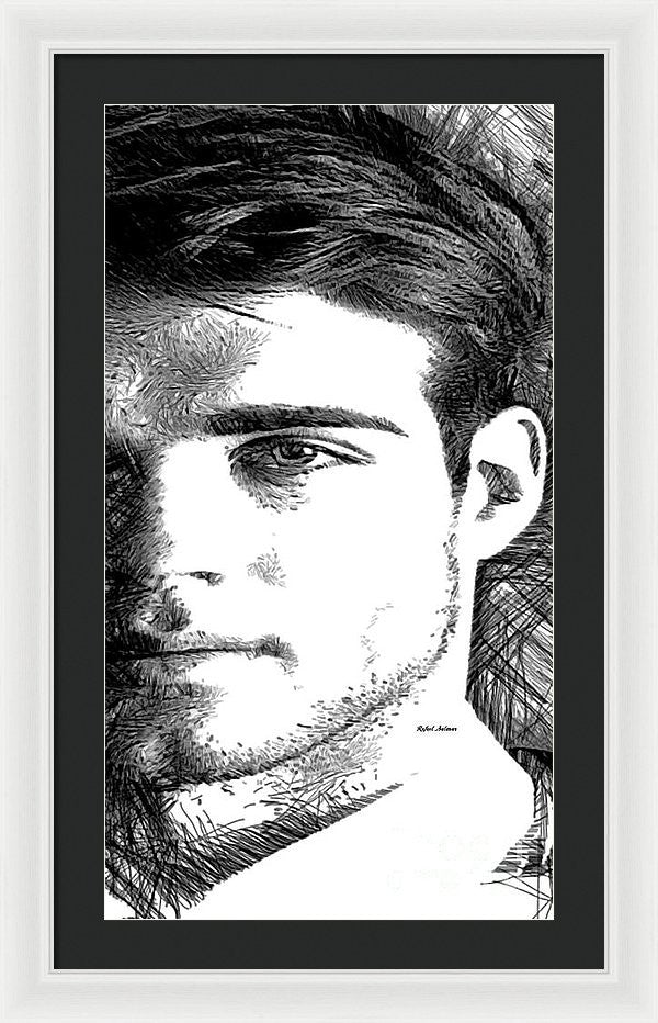 Framed Print - Male Portrait