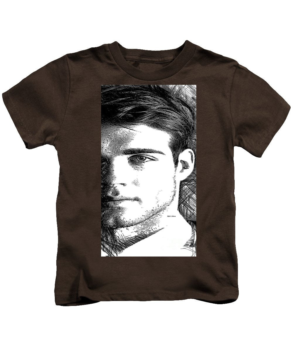 T-shirt pour enfant - Portrait d'homme