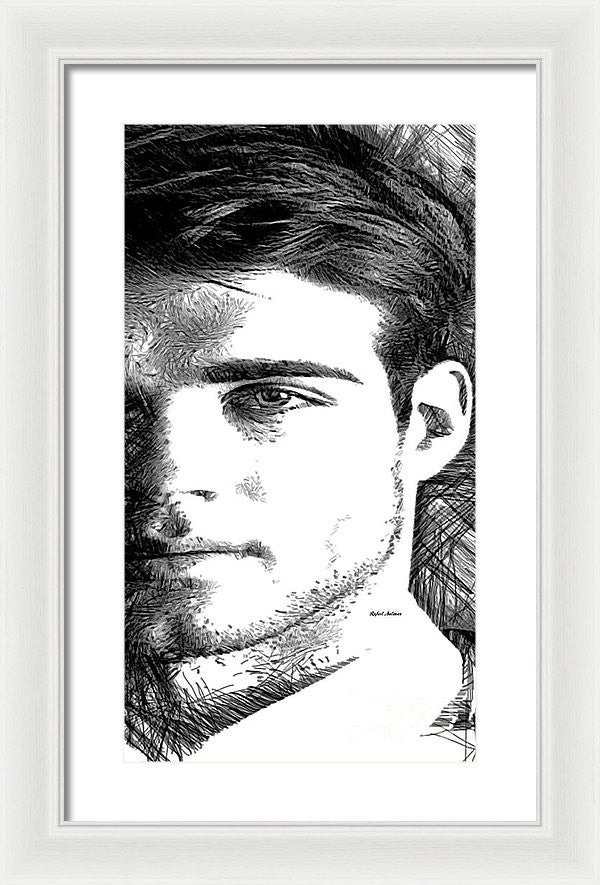 Framed Print - Male Portrait