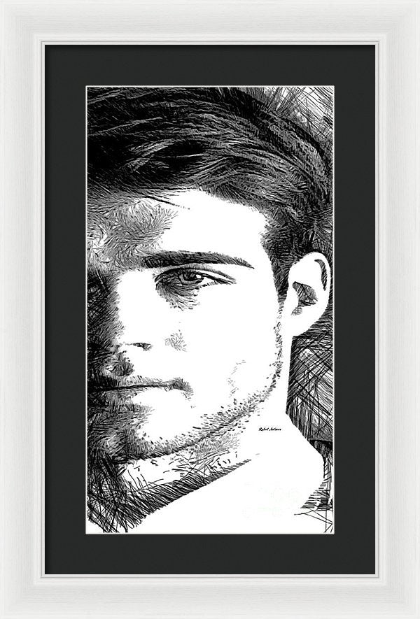 Framed Print - Male Portrait