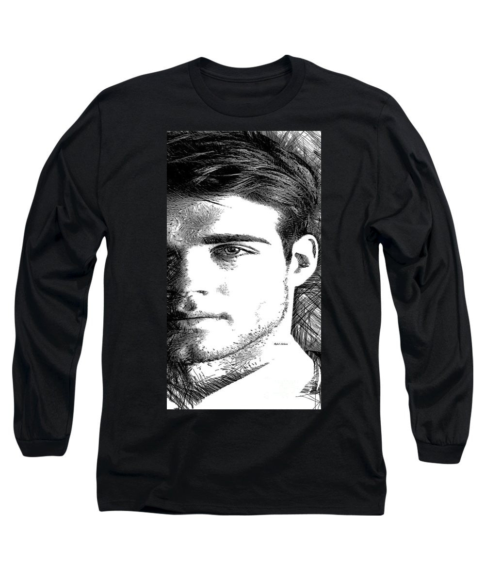 Long Sleeve T-Shirt - Male Portrait