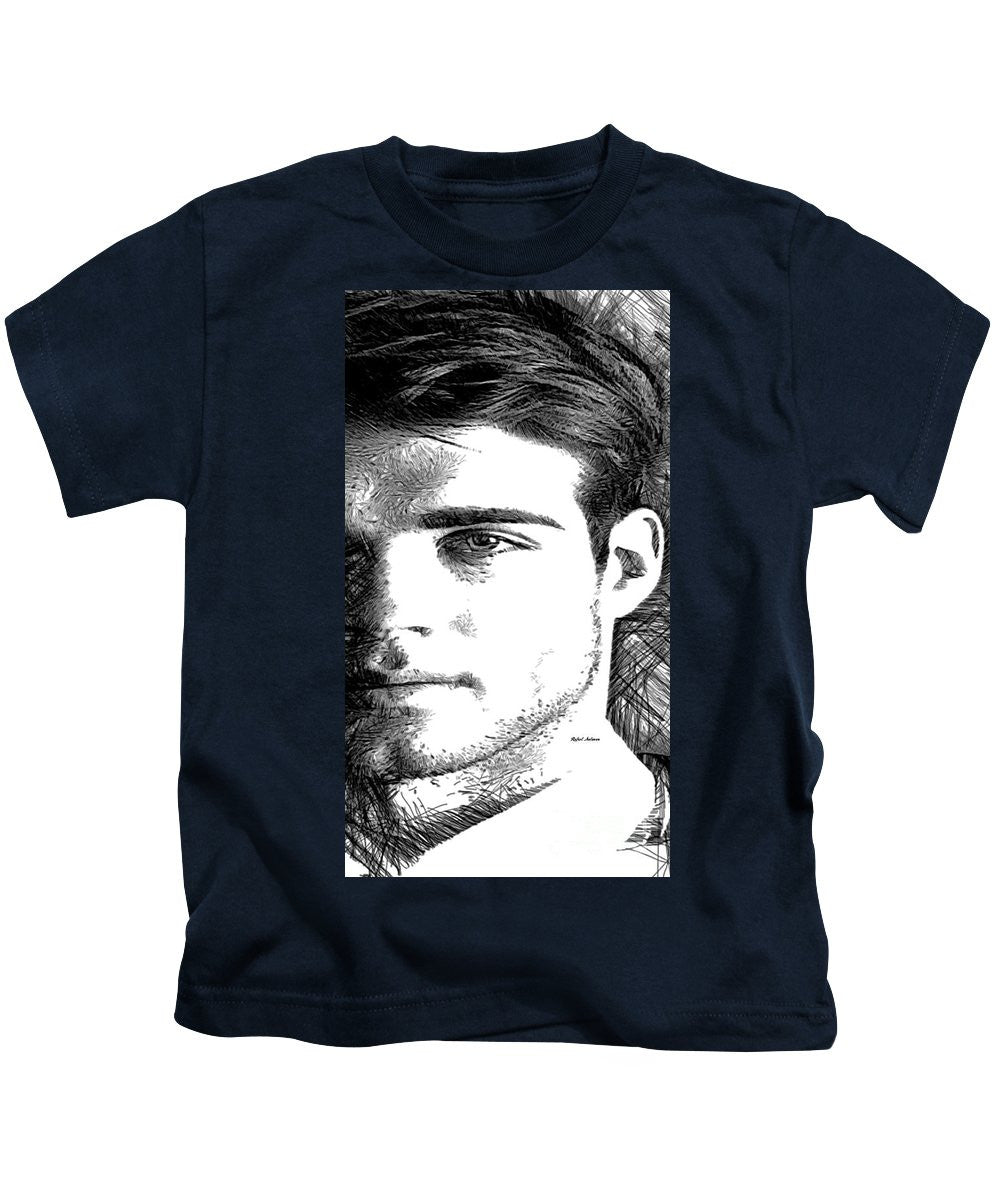 T-shirt pour enfant - Portrait d'homme