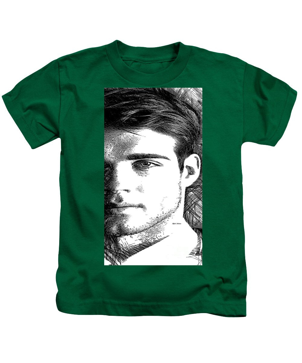 T-shirt pour enfant - Portrait d'homme