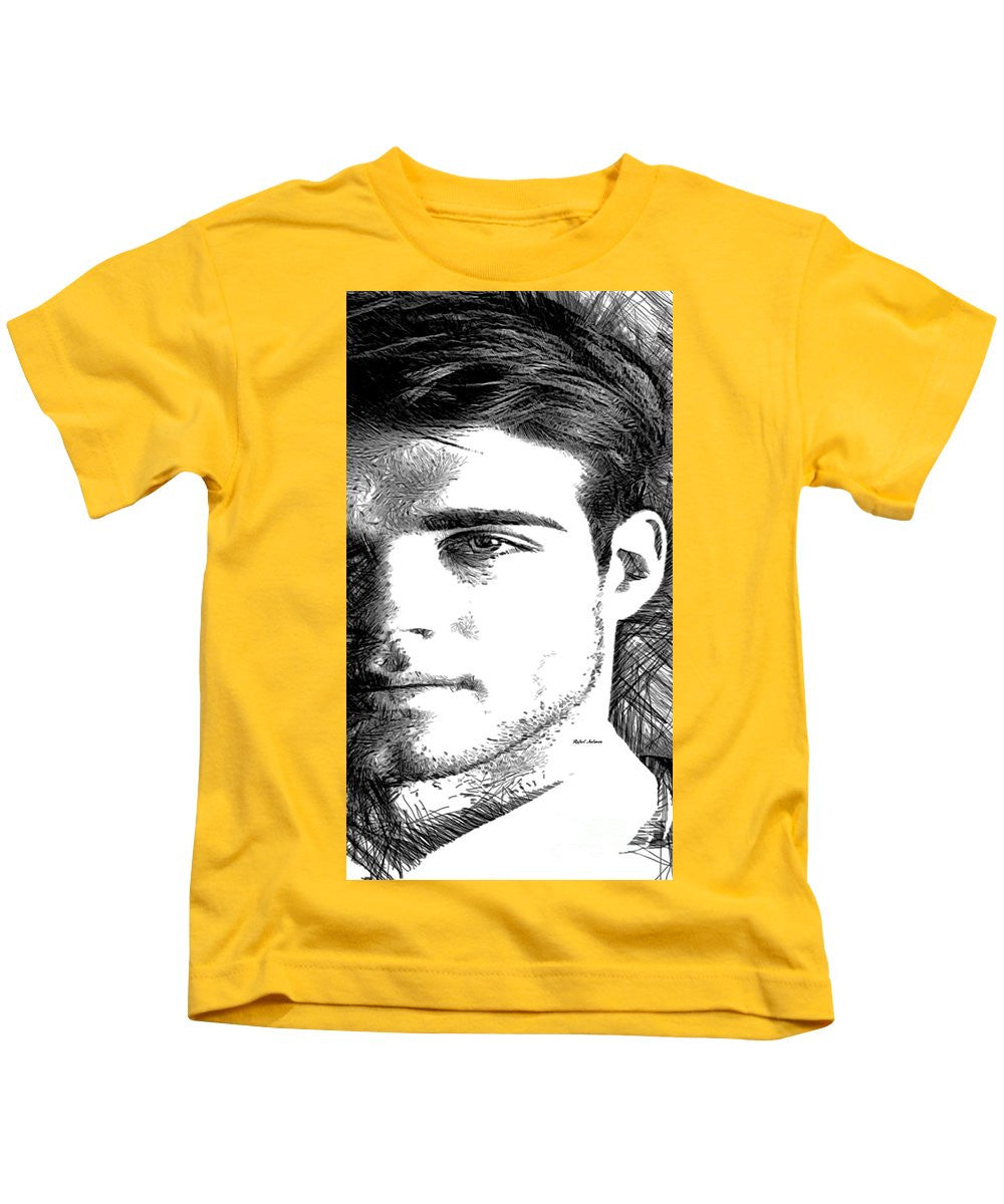 T-shirt pour enfant - Portrait d'homme