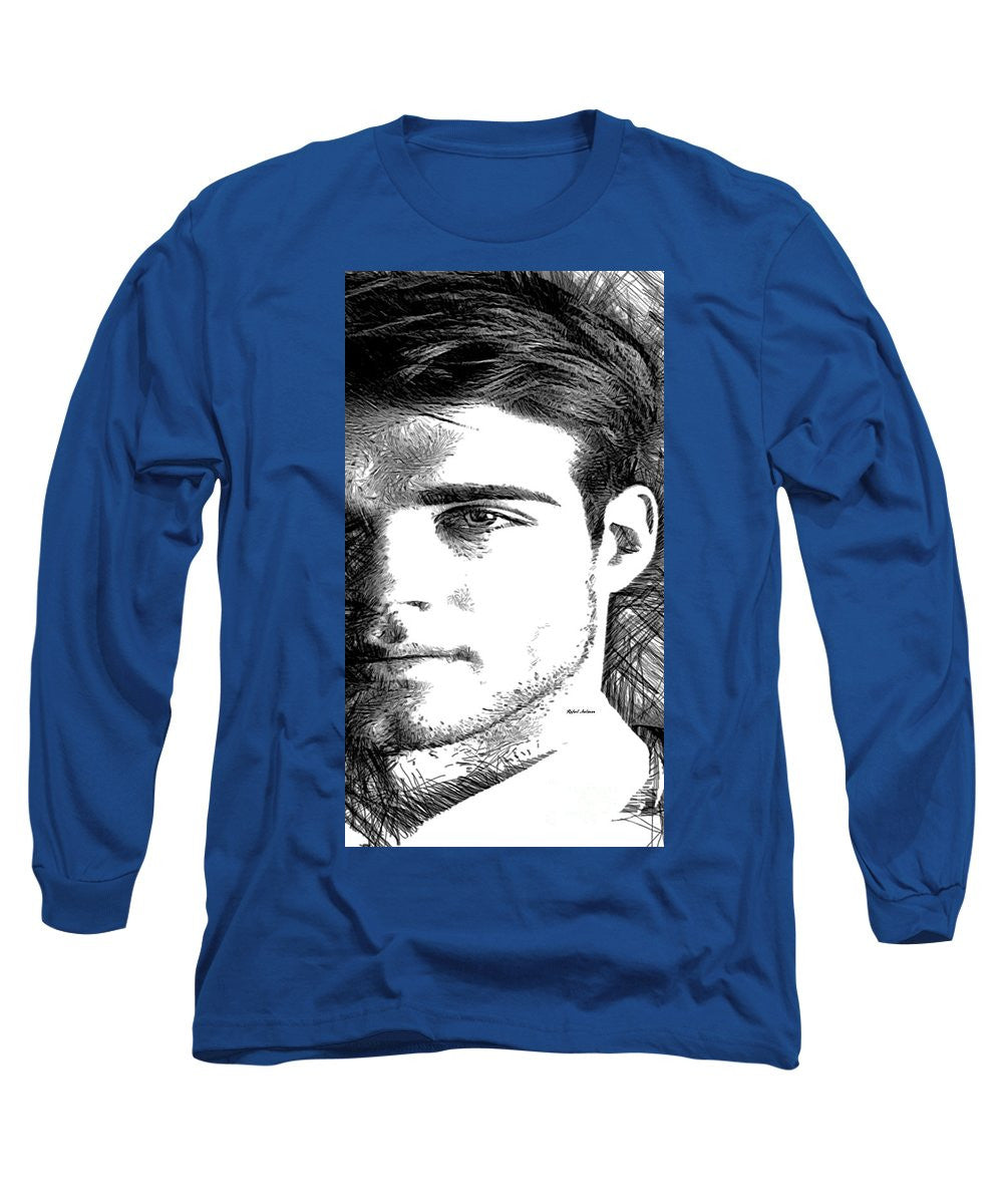 Long Sleeve T-Shirt - Male Portrait