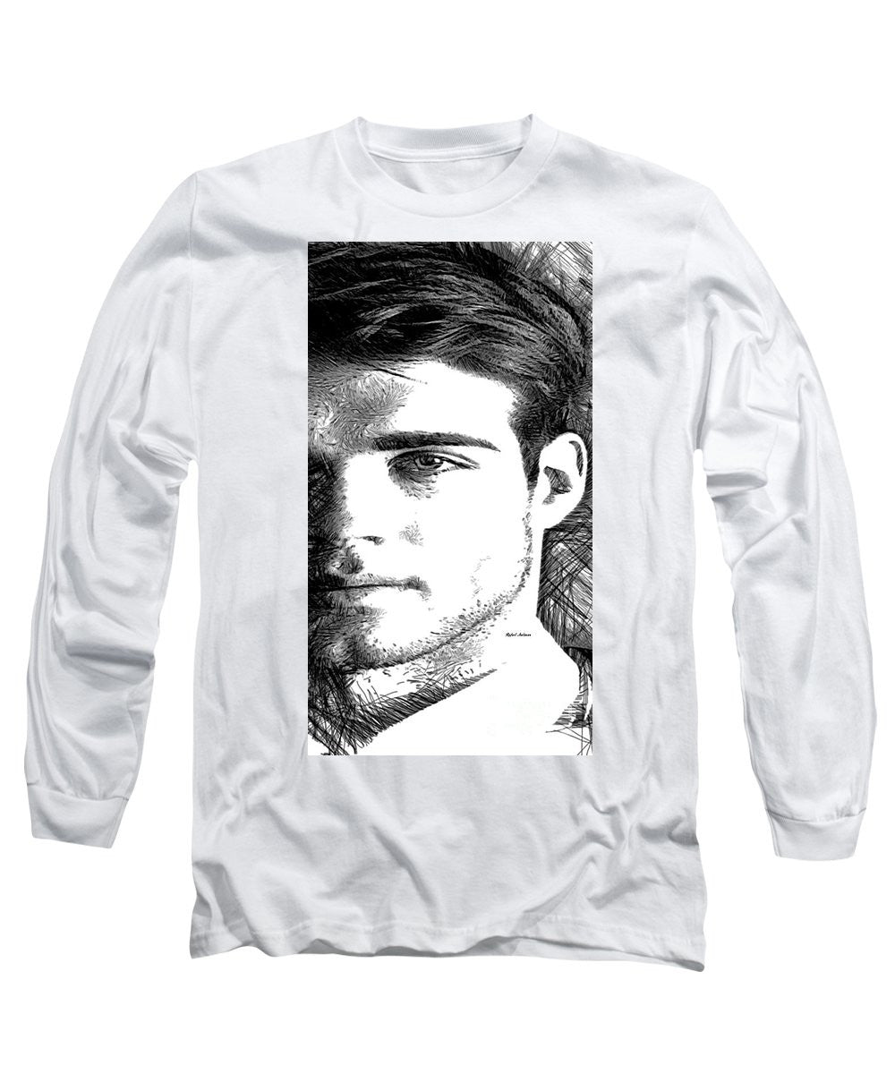 Long Sleeve T-Shirt - Male Portrait