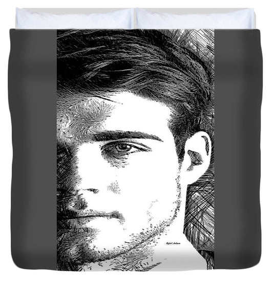 Housse de couette - Portrait masculin