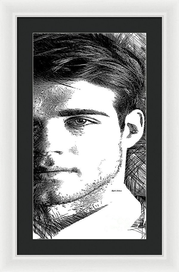 Framed Print - Male Portrait