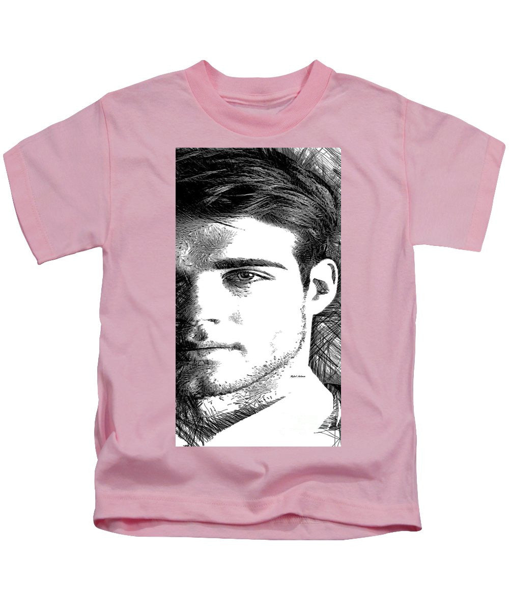 T-shirt pour enfant - Portrait d'homme